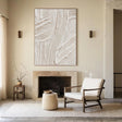 Textured Wavy Undulation | White Weave