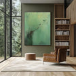 Green Abstract Wall Art  #AT100