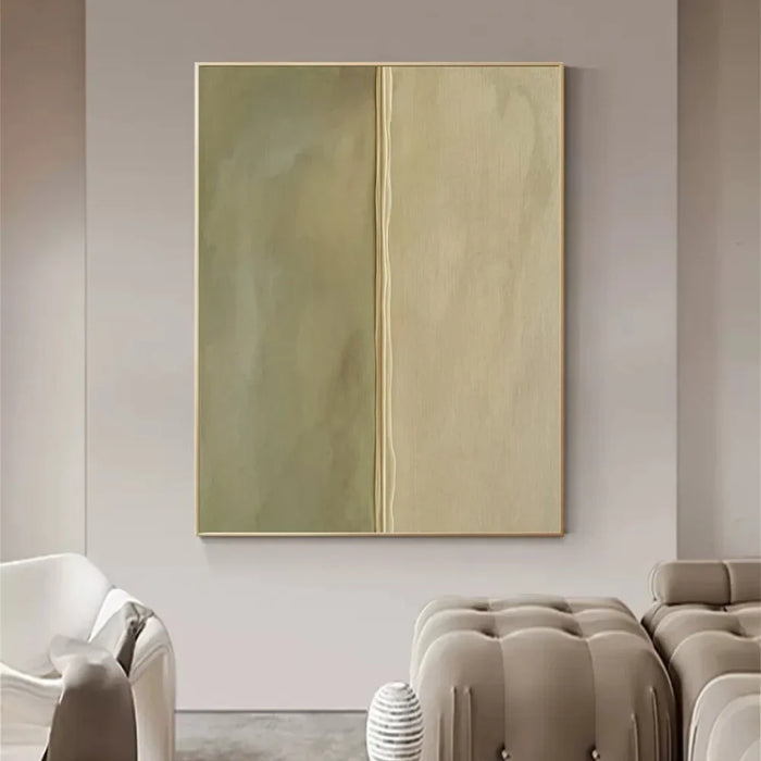 Green Minimalist Textured Wall Art #MT001