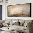 Beige and Brown Abstract Wall Art #AT039