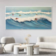 Surfing Sport Art Textured Canvas #PT025