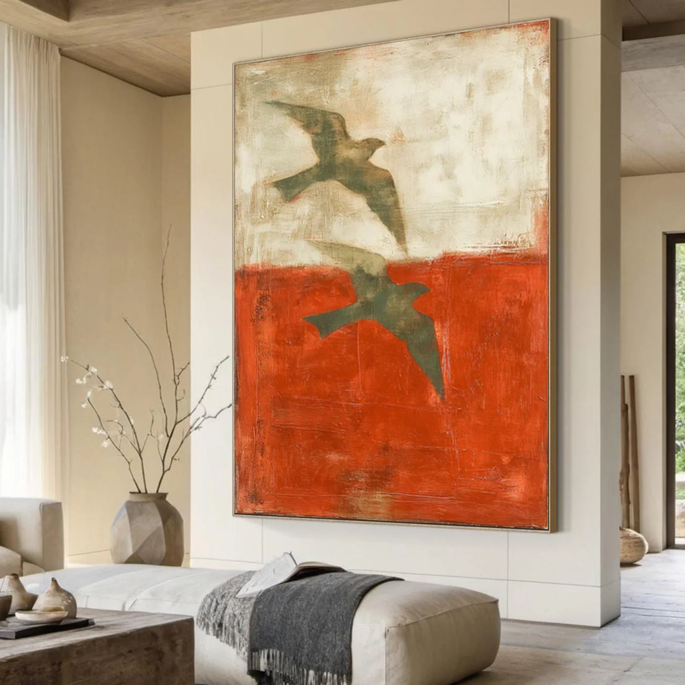 Abstract Bird Animal Wall Art #DL055