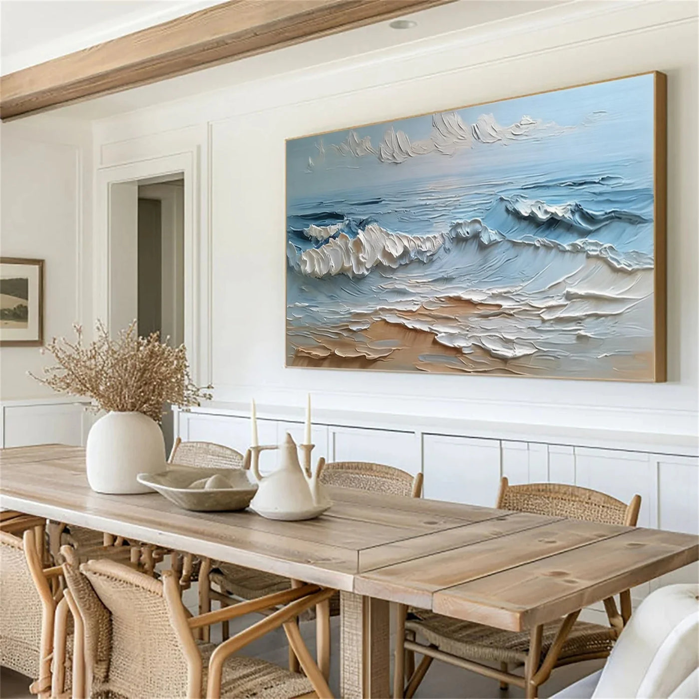 Ocean & Sky Textured Wall Art #MO112