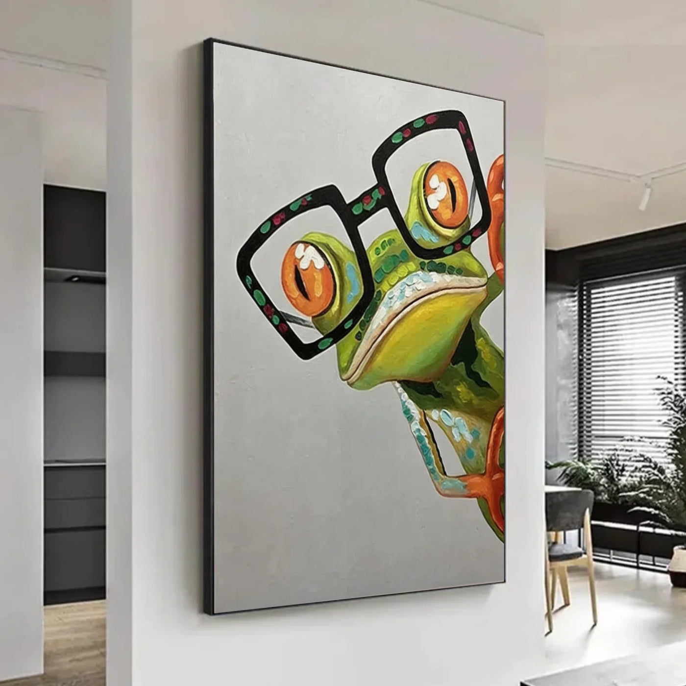 Abstract Frog Animal Wall Art #DL061