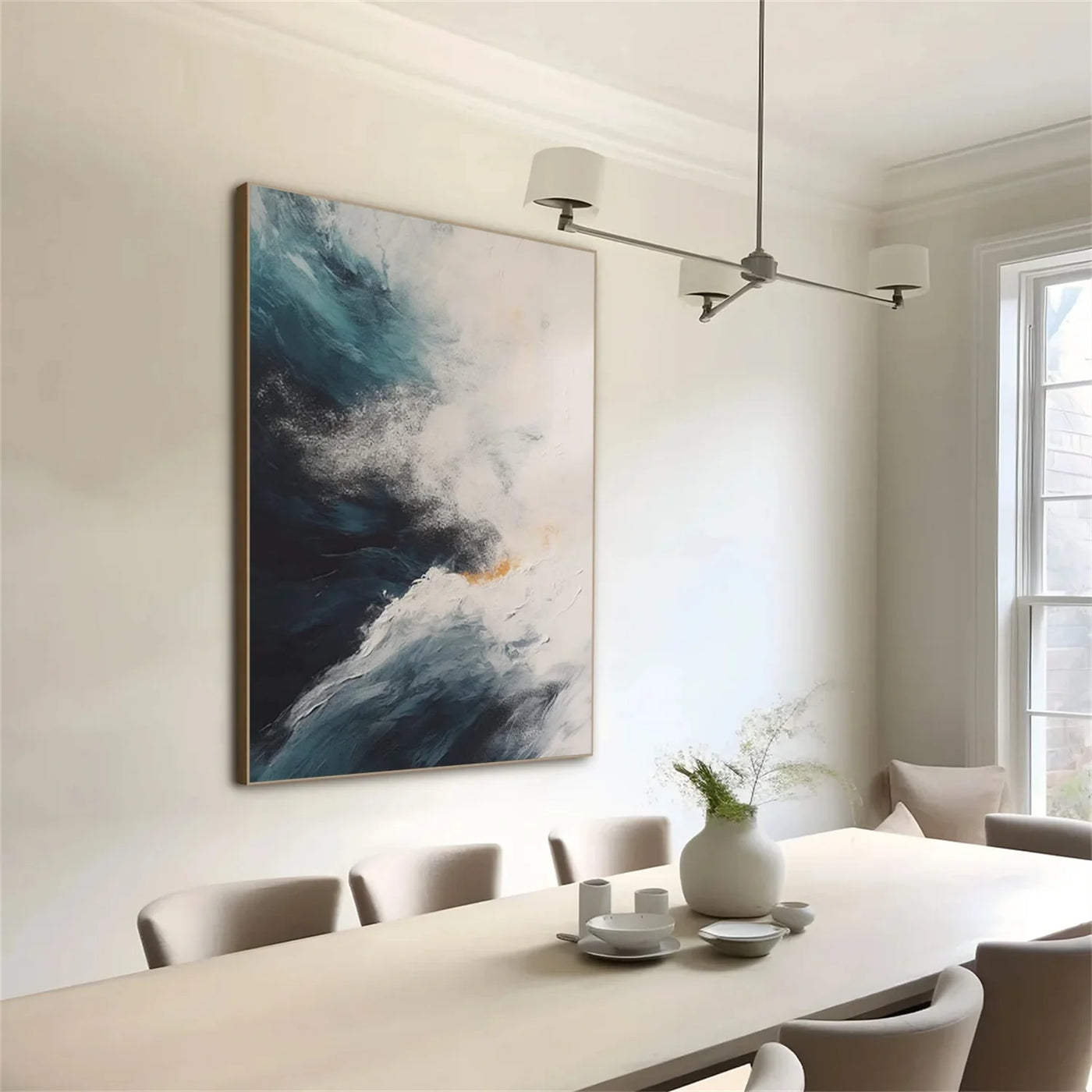 Ocean & Sky Abstract Wall Art #MO105