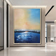 Ocean & Sky Abstract Wall Art #MO022