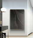 Black Minimalist Textured Wall Art #MT080