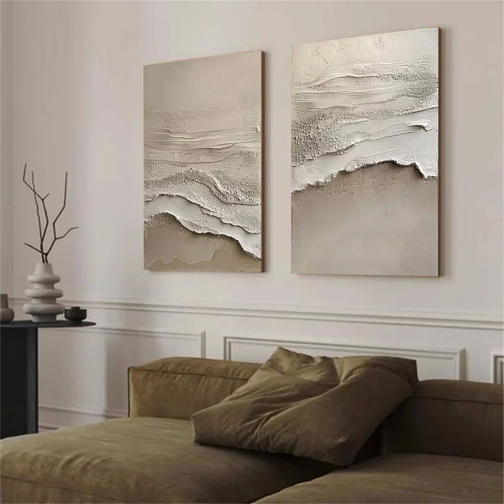 Ocean & Sky Textured Wall Art Set of 2 #MO015