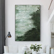Green Abstract Wall Art  #AT067