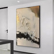 Black and White Minimalist Textured Wall Art #MT110