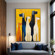 Abstract Dog Animal Wall Art #DL069
