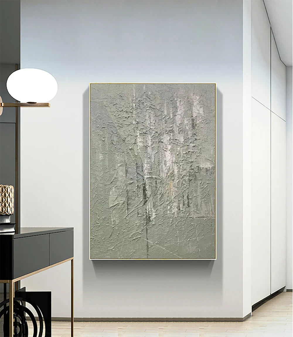 Green Abstract Texture Wall Art  #AT065