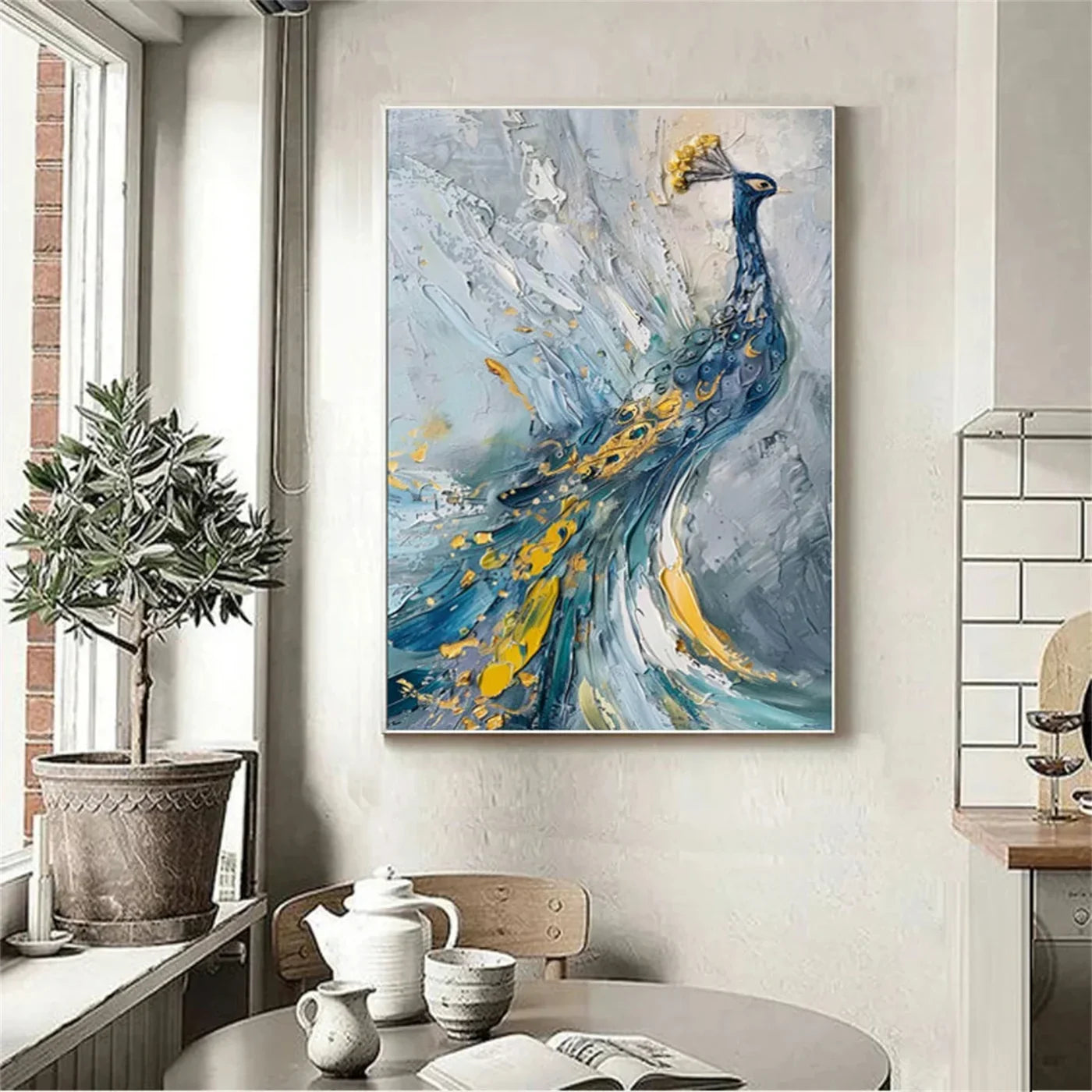 Abstract Animal Textured Wall Art #DL010