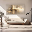 Beige and Brown Abstract Wall Art  #AT107