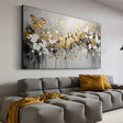 Flower & Tree Textured  Abstract Wall Art #SF066