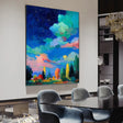 Ocean & Sky Abstract Wall Art #MO093