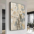 Flower & Tree Textured Abstract Wall Art #SF057
