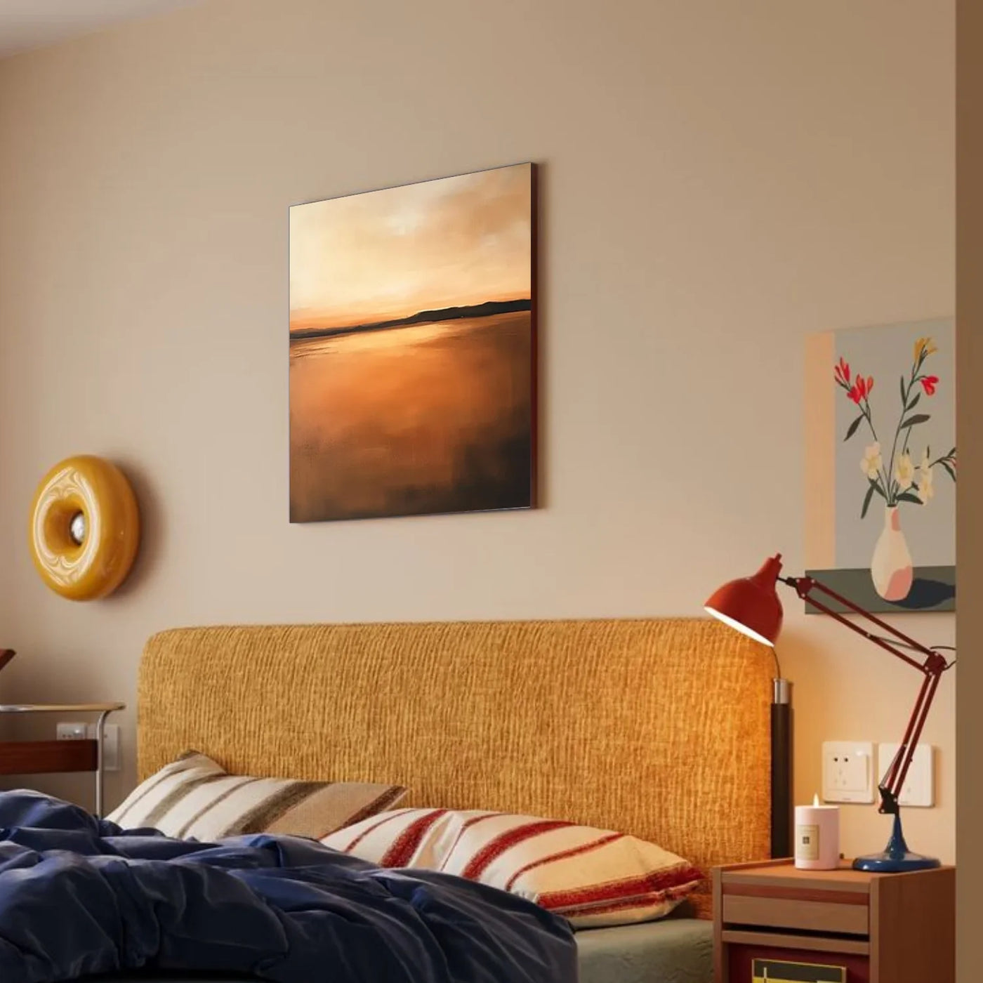 Ocean & Sky Abstract Wall Art #MO092