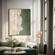 Green Minimalist Textured Wall Art #MT109