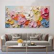 Flower & Tree Textured Abstract Wall Art #SF023
