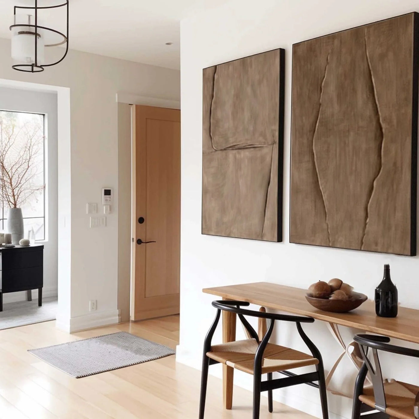 Minimalist Textured Wall Art Set of 2 #MT147