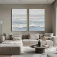 Ocean & Sky Textured Wall Art Set of 2 #MO037