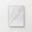 White Minimalist Textured Wall Art #MT097