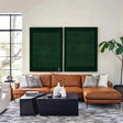 Green Minimalist Textured Wall Art Set of 2 #MT022