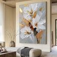 Flower & Tree Textured Abstract Wall Art #SF051