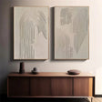 Beige and Brown Abstract Textured Wall Art Set Of 2 #AT038