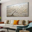 Flower & Tree Textured Abstract Wall Art #SF015