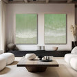 Ocean & Sky Abstract Set of 2 Wall Art #MO065