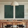 Green Minimalist Textured Wall Art Set of 2 #MT062