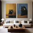 Abstract Animal Wall Art Set of 2 #DL070
