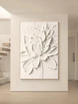 Flower & Tree Textured Abstract Wall Art #SF004