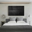Black Minimalist Textured Wall Art #MT030