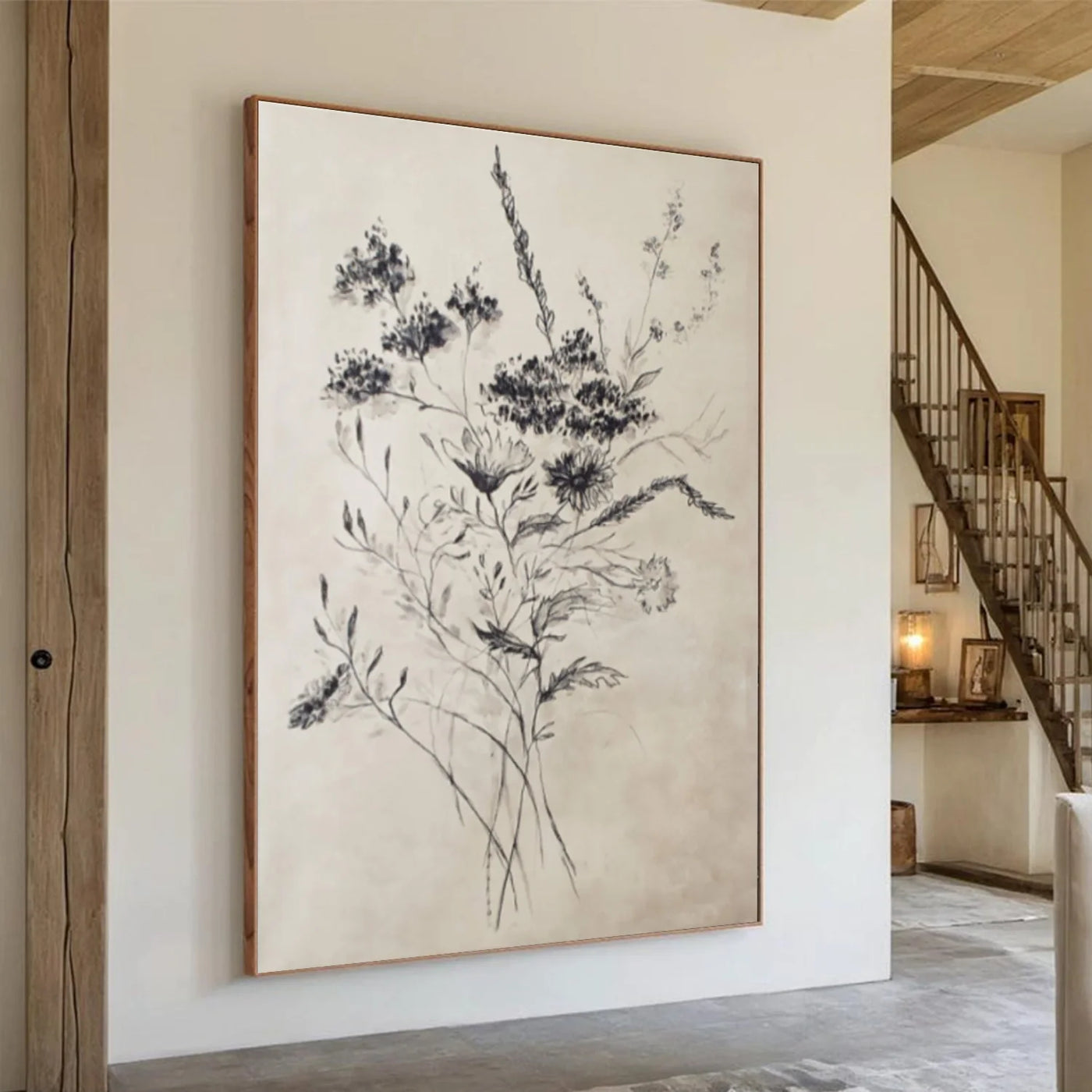 Flower & Tree Abstract Wall Art #SF055