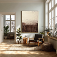 Textured Layered Harmony | Beige Brown