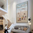 Ocean & Sky Abstract Wall Art #MO110