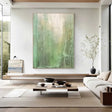 Green Abstract Wall Art  #AT097