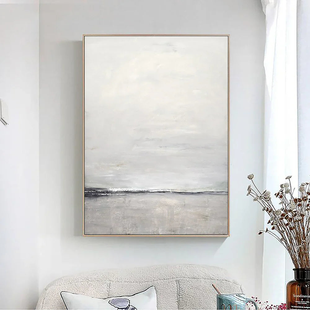 Ocean & Sky Abstract Wall Art #MO056