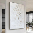 Flower & Tree Textured  Abstract Wall Art #SF064