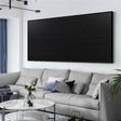 Black Minimalist Textured Wall Art #MT133
