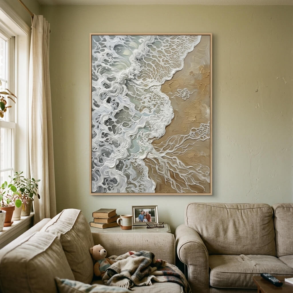 Abstract Art | Foam Shore Textures