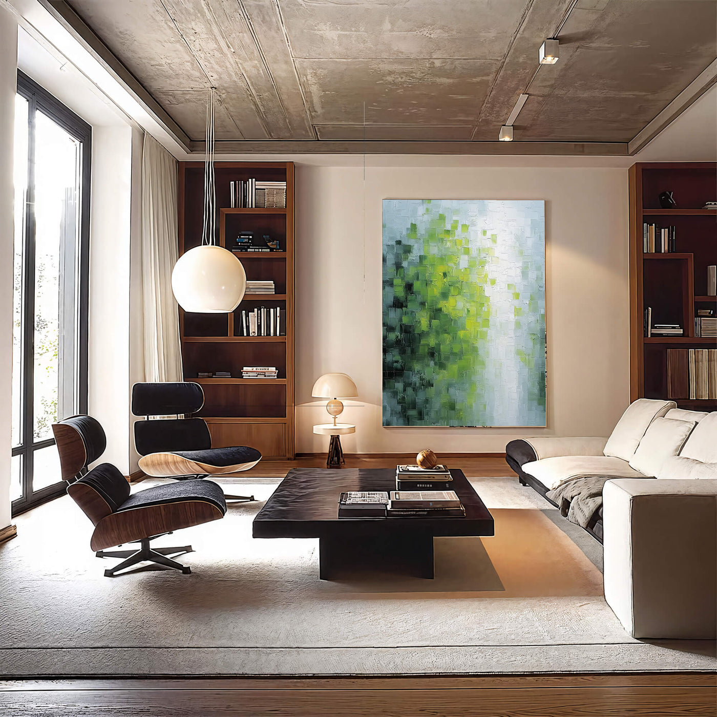 Impasto Block Glow | Lime Woods