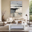 Textured Monochrome Art | Bold Depth