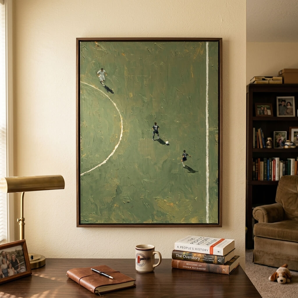 Impressionist Art | Soccer Pitch Motion