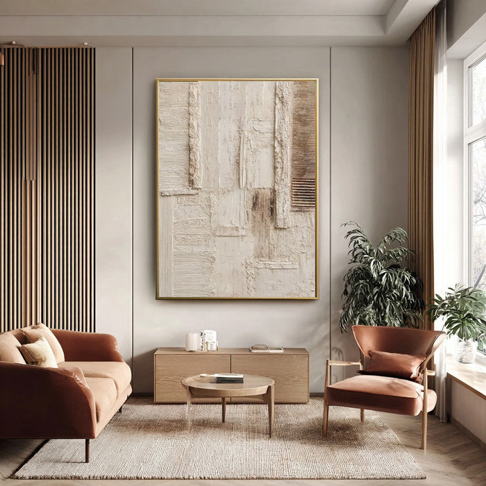 Plastered Minimal Forms | Earthy Palette