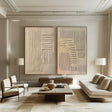 Wabi Sabi Textured Wall Art Set of 2 #WT038