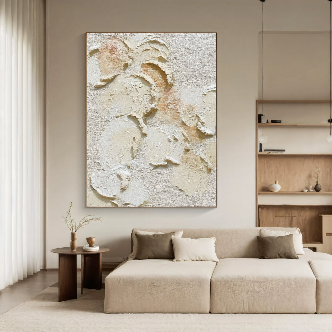 Striated Alabaster Topography | Pallid Nuances